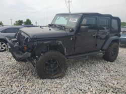 Salvage cars for sale at Wayland, MI auction: 2012 Jeep Wrangler Unlimited Sport