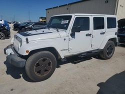 Jeep Wrangler Unlimited Sahara salvage cars for sale: 2012 Jeep Wrangler Unlimited Sahara