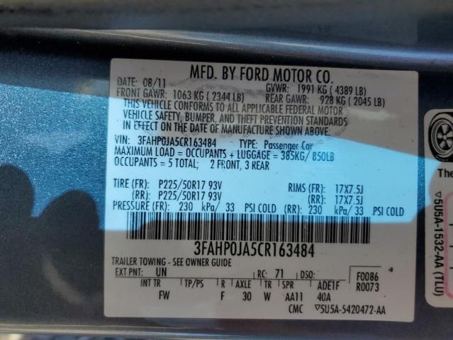 2012 Ford Fusion SEL