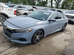 Salvage cars for sale from Copart Bridgeton, MO: 2021 Honda Accord Touring