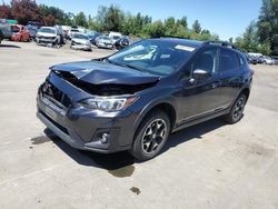 Subaru Crosstrek salvage cars for sale: 2018 Subaru Crosstrek Premium