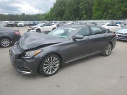 Salvage cars for sale at Glassboro, NJ auction: 2018 Genesis G80 Base