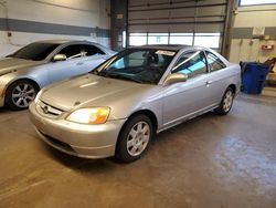 Salvage cars for sale at Wheeling, IL auction: 2002 Honda Civic EX