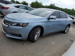 Chevrolet salvage cars for sale: 2015 Chevrolet Impala LT