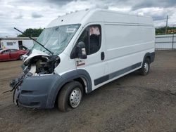 Salvage cars for sale from Copart New Britain, CT: 2017 Dodge RAM Promaster 2500 2500 High