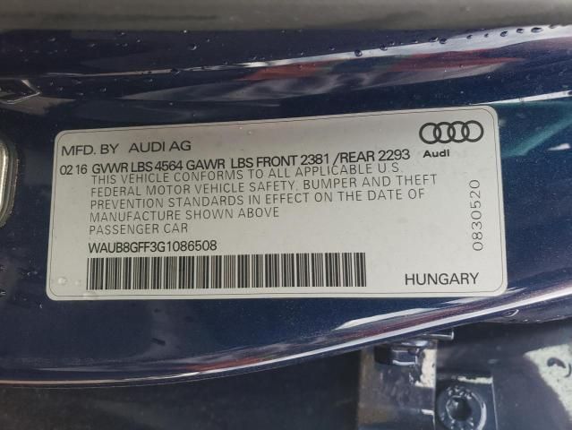 2016 Audi A3 Premium