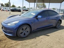 Salvage cars for sale at San Diego, CA auction: 2022 Tesla Model 3