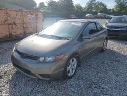 Salvage cars for sale from Copart Madisonville, TN: 2007 Honda Civic EX