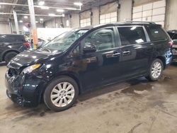 Salvage cars for sale at Blaine, MN auction: 2015 Toyota Sienna XLE