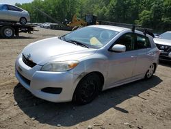 Toyota Corolla Matrix salvage cars for sale: 2009 Toyota Corolla Matrix