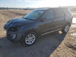 Salvage cars for sale at Houston, TX auction: 2017 Ford Explorer XLT