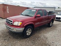 Salvage cars for sale at Hueytown, AL auction: 2000 Toyota Tundra Access Cab Limited