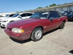Salvage cars for sale at Louisville, KY auction: 1993 Ford Mustang LX