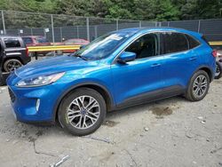 Salvage cars for sale at Waldorf, MD auction: 2020 Ford Escape SEL