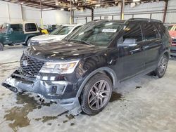 Salvage cars for sale at Jacksonville, FL auction: 2018 Ford Explorer Sport