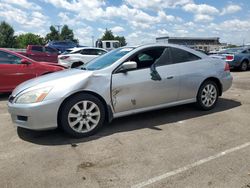 Vehiculos salvage en venta de Copart Moraine, OH: 2007 Honda Accord EX