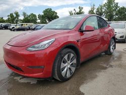 Salvage cars for sale at Bridgeton, MO auction: 2021 Tesla Model Y