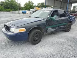 Salvage cars for sale from Copart Cartersville, GA: 2011 Ford Crown Victoria Police Interceptor