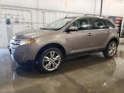 Salvage cars for sale at Avon, MN auction: 2013 Ford Edge Limited