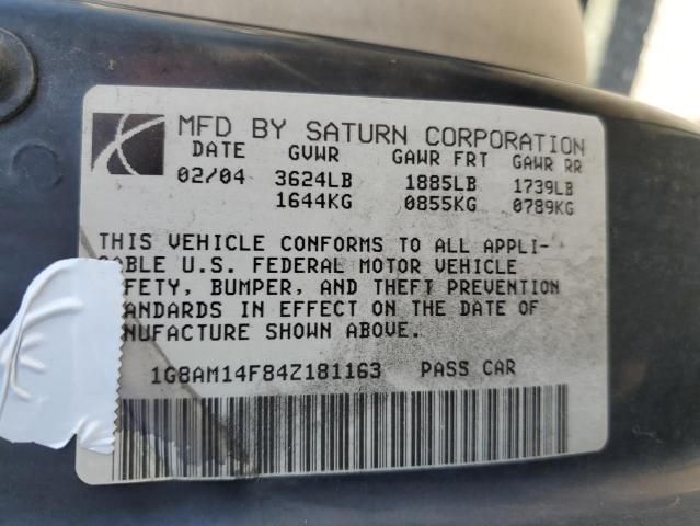 2004 Saturn Ion Level 2