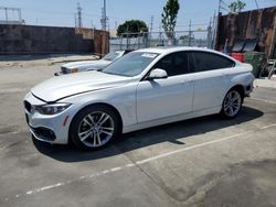 Salvage cars for sale at Wilmington, CA auction: 2018 BMW 430I Gran Coupe
