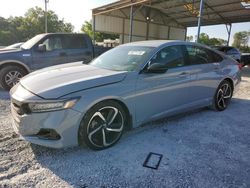 Salvage cars for sale at Cartersville, GA auction: 2021 Honda Accord Sport