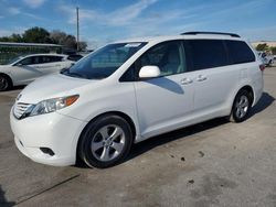 Salvage cars for sale at Orlando, FL auction: 2015 Toyota Sienna LE