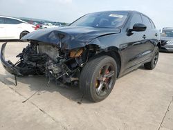 Salvage cars for sale at Grand Prairie, TX auction: 2019 Jaguar F-PACE S