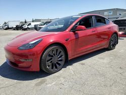 Salvage cars for sale at Bakersfield, CA auction: 2023 Tesla Model 3