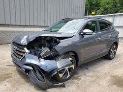 Salvage cars for sale at West Mifflin, PA auction: 2016 Hyundai Tucson Limited