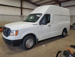 Salvage trucks for sale at Pennsburg, PA auction: 2018 Nissan NV 2500 S