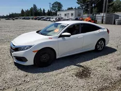 Honda salvage cars for sale: 2018 Honda Civic LX