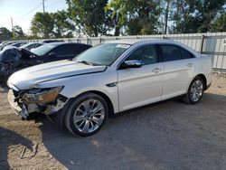 Salvage cars for sale at Riverview, FL auction: 2012 Ford Taurus Limited