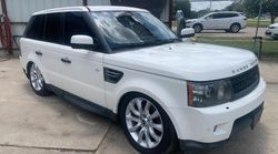 Salvage cars for sale from Copart Greenwell Springs, LA: 2010 Land Rover Range Rover Sport LUX