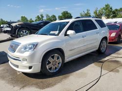 Salvage cars for sale at Bridgeton, MO auction: 2012 GMC Acadia Denali