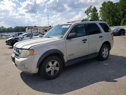 Salvage cars for sale at Dunn, NC auction: 2008 Ford Escape XLT