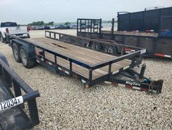 Salvage trucks for sale at New Braunfels, TX auction: 2017 Big Tex Utility Trailer