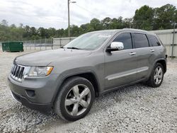 Jeep Grand Cherokee Overland salvage cars for sale: 2011 Jeep Grand Cherokee Overland