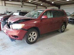 Salvage cars for sale at Chambersburg, PA auction: 2008 Toyota Highlander