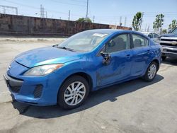 Salvage cars for sale at Wilmington, CA auction: 2012 Mazda 3 I