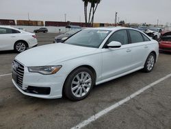 Salvage cars for sale at Van Nuys, CA auction: 2016 Audi A6 Premium Plus