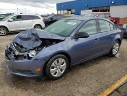 Salvage cars for sale at Woodhaven, MI auction: 2014 Chevrolet Cruze LS