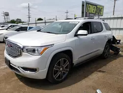 Salvage cars for sale at Chicago Heights, IL auction: 2018 GMC Acadia Denali