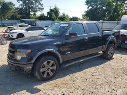 Salvage trucks for sale at Hampton, VA auction: 2013 Ford F150 Supercrew