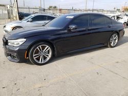 BMW Vehiculos salvage en venta: 2017 BMW 750 XI