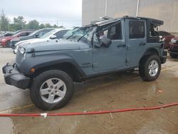 Jeep salvage cars for sale: 2015 Jeep Wrangler Unlimited Sport