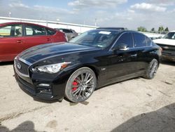 Salvage cars for sale at Dyer, IN auction: 2017 Infiniti Q50 RED Sport 400