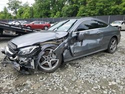 Mercedes-Benz salvage cars for sale: 2018 Mercedes-Benz C 300 4matic