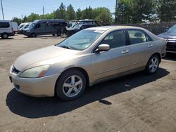 Honda Accord ex salvage cars for sale: 2005 Honda Accord EX