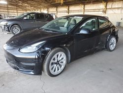 Salvage cars for sale at Phoenix, AZ auction: 2022 Tesla Model 3